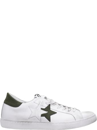 2Star Sneakers In White Leather