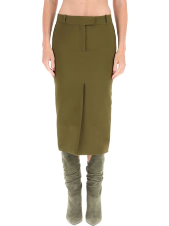The Attico Cat Midi Skirt