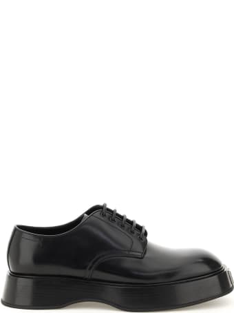 Dolce & Gabbana Brushed Leather Derby Shoes