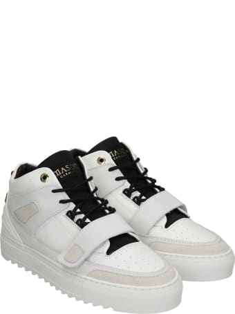 Mason Garments Firenze Mid Sneakers In White Leather