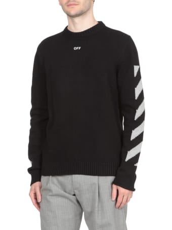 Off-White Diagonal Print Sweater