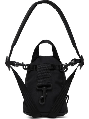 Balenciaga Mini Oversized Backpack In Black Tech Canvas