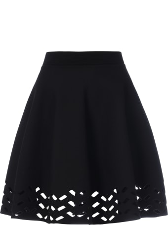 Alaia Maille Chevron Ajouree - Jupe Courte