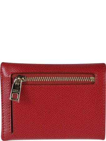 Dolce & Gabbana Logo Plaque Snap Buttoned Wallet