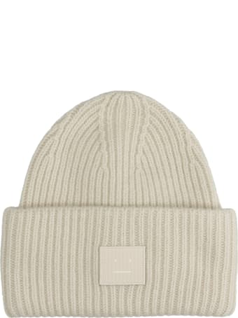 Acne Studios Hats In Beige Wool