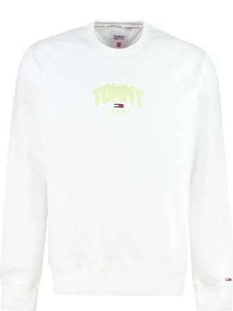 Tommy Jeans Logo Detail Cotton Sweatshirt