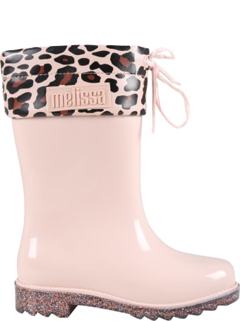 Melissa Pink Boots For Girl