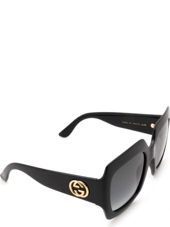 Gucci Gucci Gg0053s Black Sunglasses