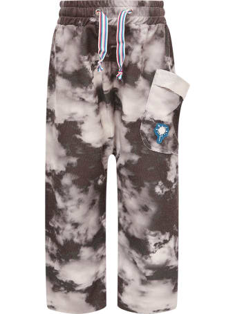 Goganga Black Pants With Grey Clouds