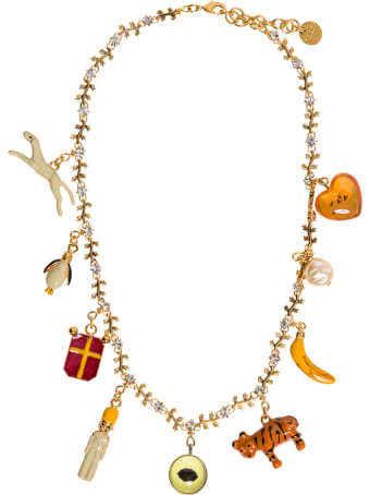 Marni Brass Necklace With Pendant Details