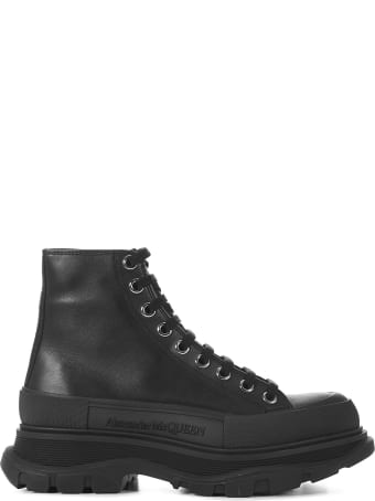 Alexander McQueen Boxer Dog Calf Boots