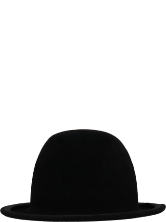 Ann Demeulemeester Sofieke Hats In Black Leather
