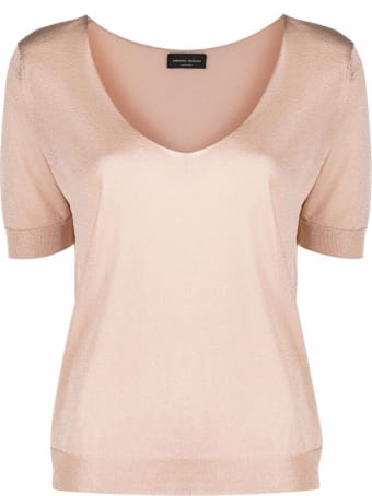 Roberto Collina V Neck Ss