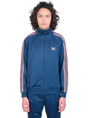 Needles Sweatshirt In Petroleum Polyester