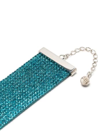 Nué Aquamarine Choker With Crystals