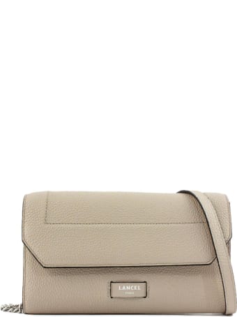 Lancel Roche Leather Chain Wallet