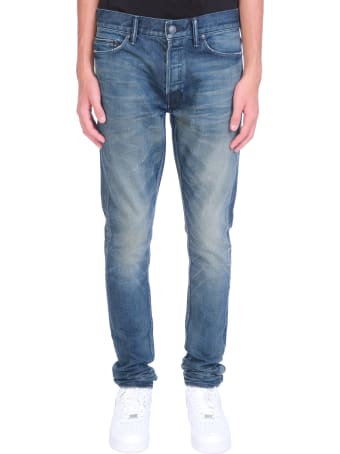 John Elliott The Cast 2 Jeans In Blue Denim