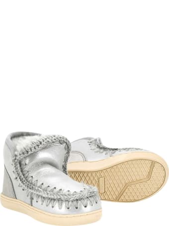 Mou Silver Ankle Boots