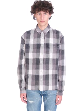 John Elliott Shirt In Grey Wool