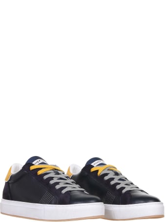 Crime london Sneaker In Blue Leather