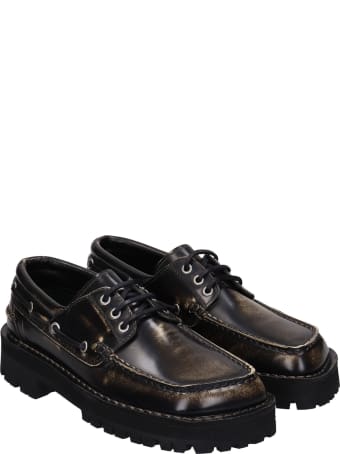 Camper Eki Loafers In Black Leather