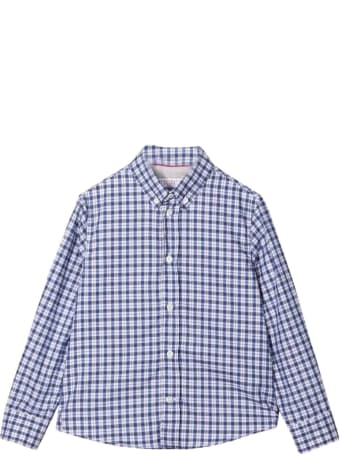 Brunello Cucinelli Teen Checked Shirt