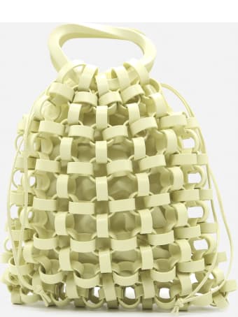 Bottega Veneta Leather Bag With All-over Woven Pattern