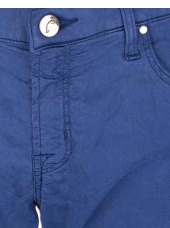 Jacob Cohen Woman Royal Blue Kimberley Crop Pants