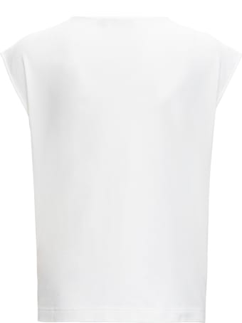 Dolce & Gabbana White Cotton T-shirt With 90's Front Print