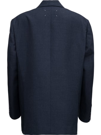Maison Margiela Single-breasted Jacket In Grey Wool Blend