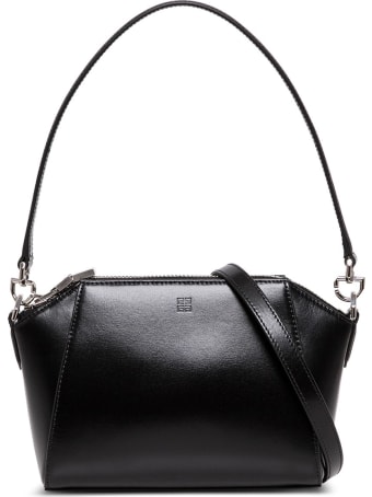 Givenchy Antigona Crossbody Bag In Black Leather