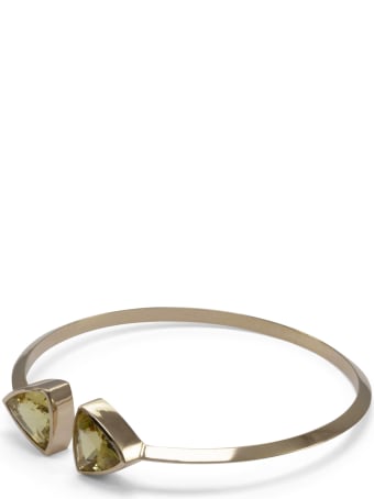 Lo Spazio Jewelry Lo Spazio Yellow Beryl Bangle