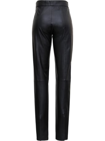 Federica Tosi Black Leather Pants