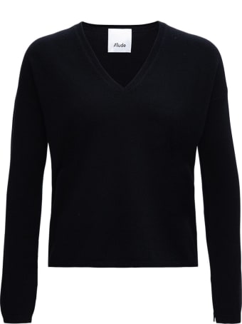 Allude Black Cashmere Sweater