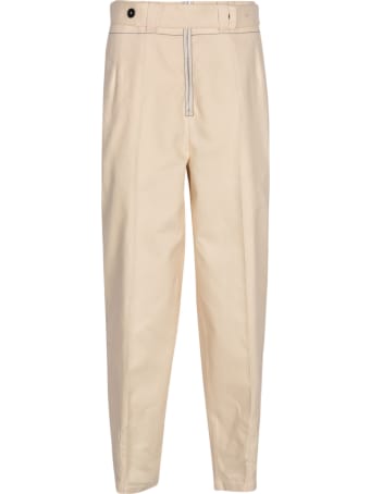 Jil Sander Wide-leg Zipped Front Trousers