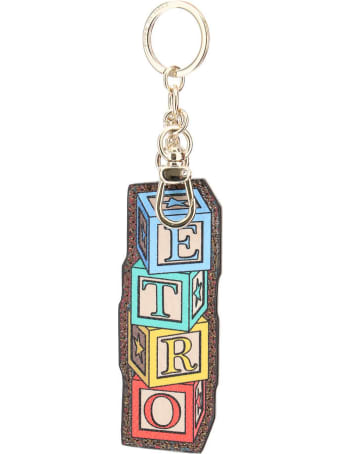 Etro Charm Key Ring Twister Toys Logo