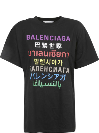 Balenciaga Logo Print T-shirt