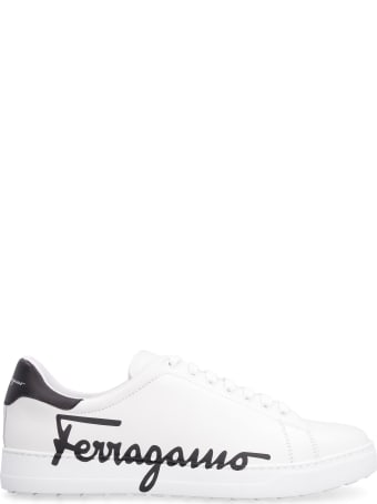 Salvatore Ferragamo Leather Low-top Sneakers