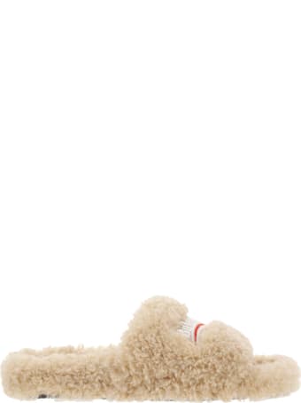 Balenciaga Furry Slide Shoes