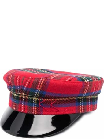 Ruslan Baginskiy Baker Boy Tartan Wool Hat
