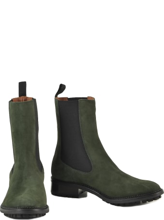 L'Autre Chose Women's Green Booties
