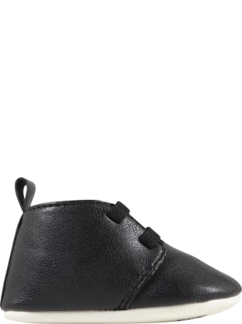 Karl Lagerfeld Kids Black Shoes For Babykids With Karl Lagerfeld