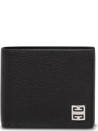 Givenchy Black Hammered Leather Wallet