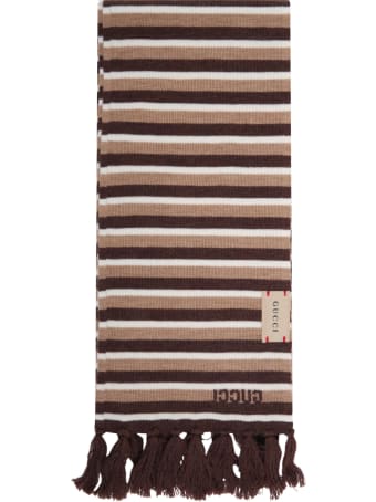 Gucci Multicolor Scarf For Kids With Logo