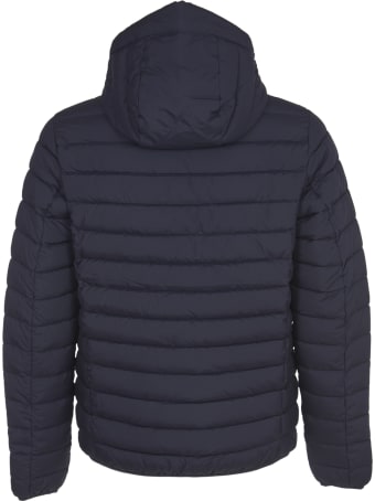 Save the Duck Blue Down Jacket With Hood
