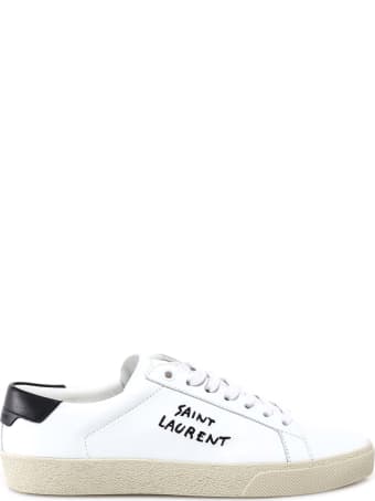 Saint Laurent Court Classic Sl/06 Embroidered Sneakers