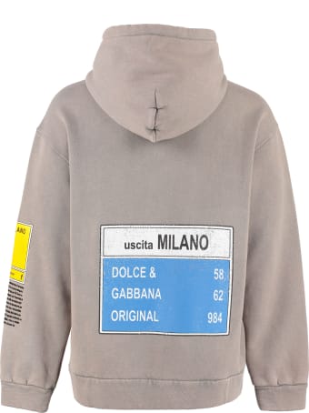 Dolce & Gabbana Printed Cotton Hoodie