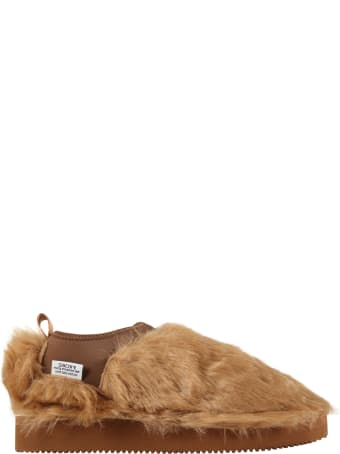 SUICOKE Biege Slip-on For Kids