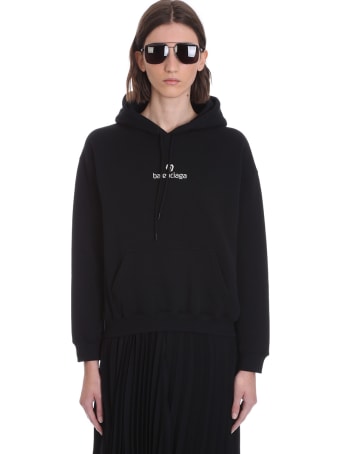 Balenciaga Sweatshirt In Black Cotton