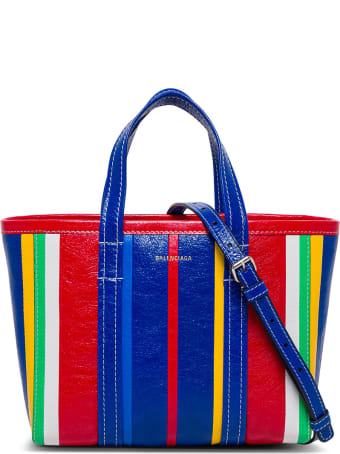 Balenciaga Barbie Small Multicolor Striped Shopper